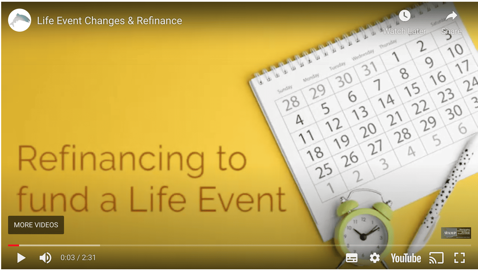 Refinance to fund a life event - slide